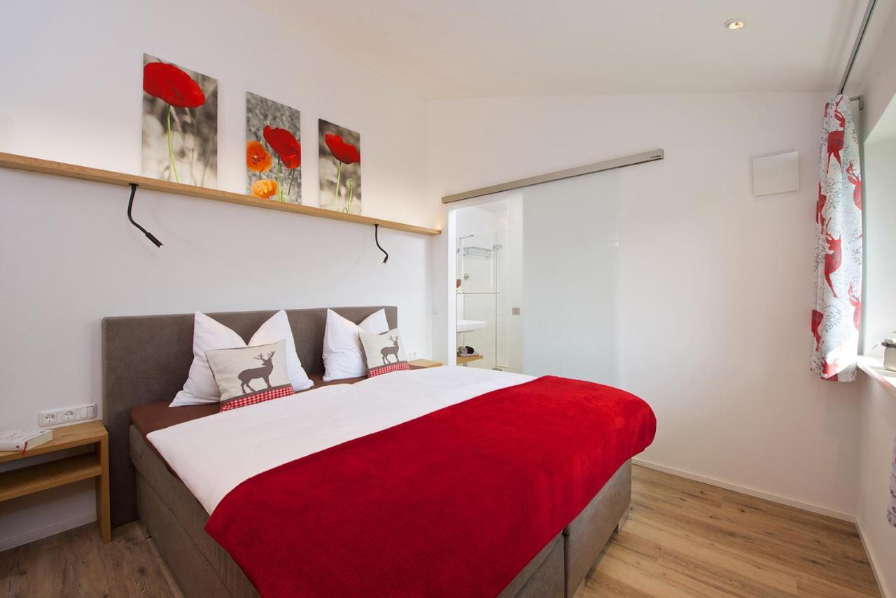 5 Sterne Ferienwohnung Hochgratblick Mit Schwimmbad Und Sauna Oberstaufen Buitenkant foto